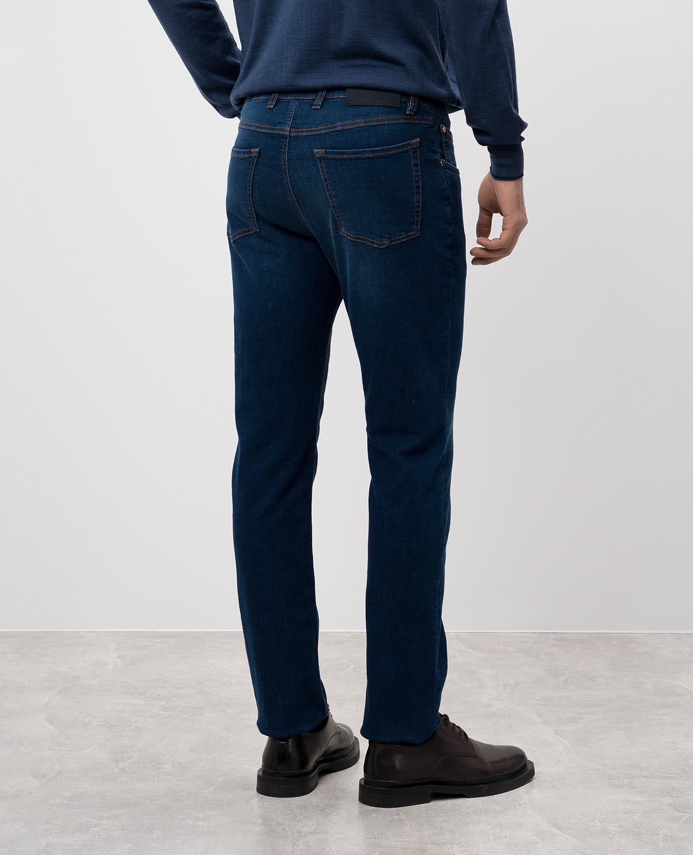 

Blue jeans with logo patch Cashmere&Whiskey