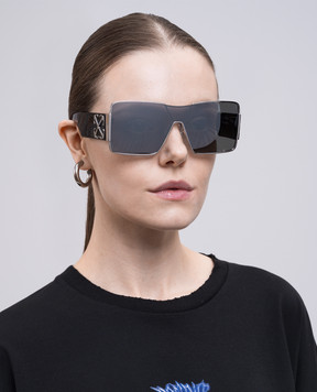 Off-White Aspen silver mirrored sunglasses OERI14GS25MET001