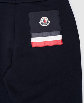 Moncler ENFANT Children's blue joggers with logo J29548H00008899PS1214