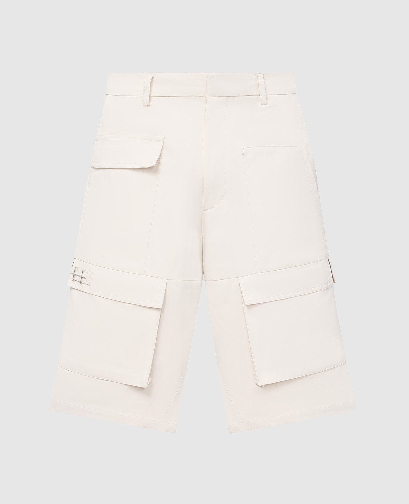 Cellulae beige cargo shorts heliot emil
