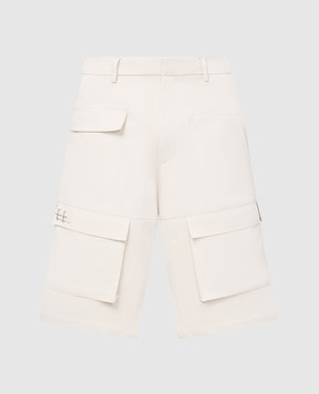 Heliot Emil Cellulae beige cargo shorts M10163
