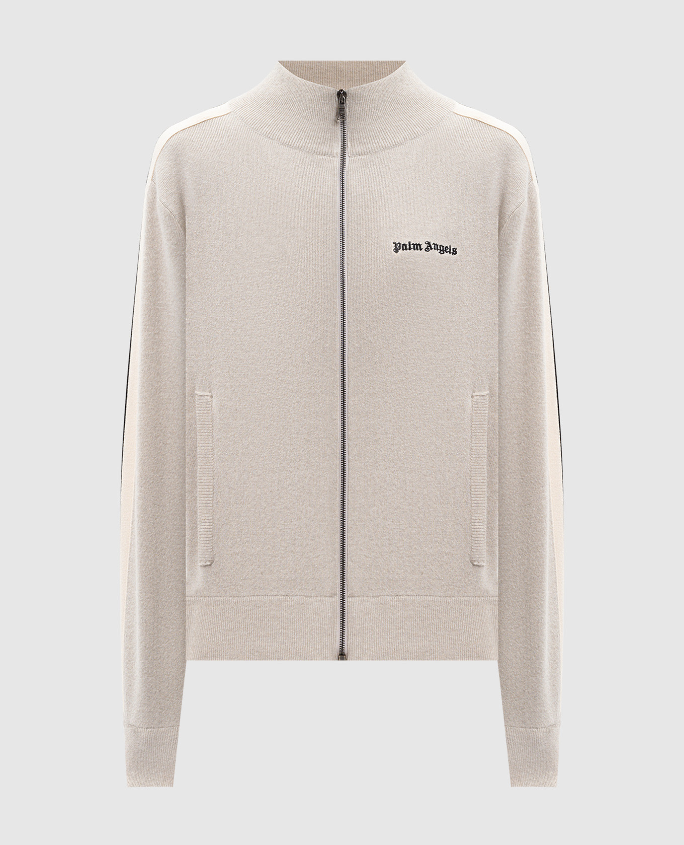 

Beige wool and cashmere sports jacket Palm Angels