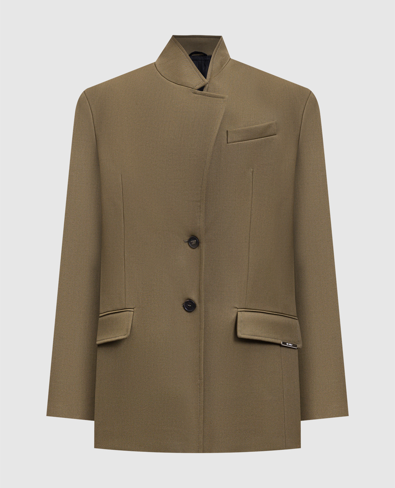Khaki wool jacket The Attico