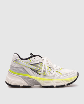 Palm Angels White combination sneakers 4 Fluo PWIA066S25FAB002