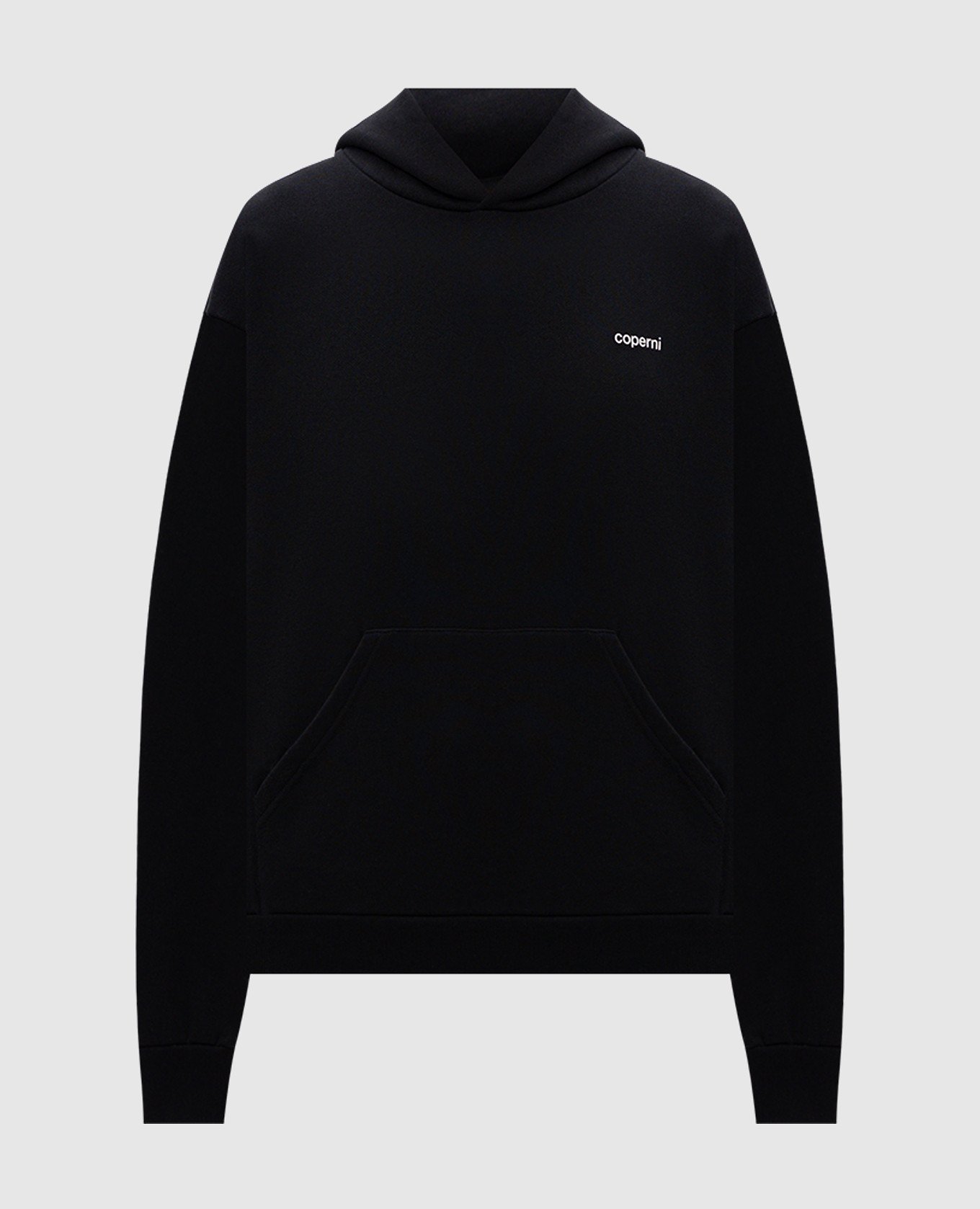 

Black hoodie with logo print Coperni