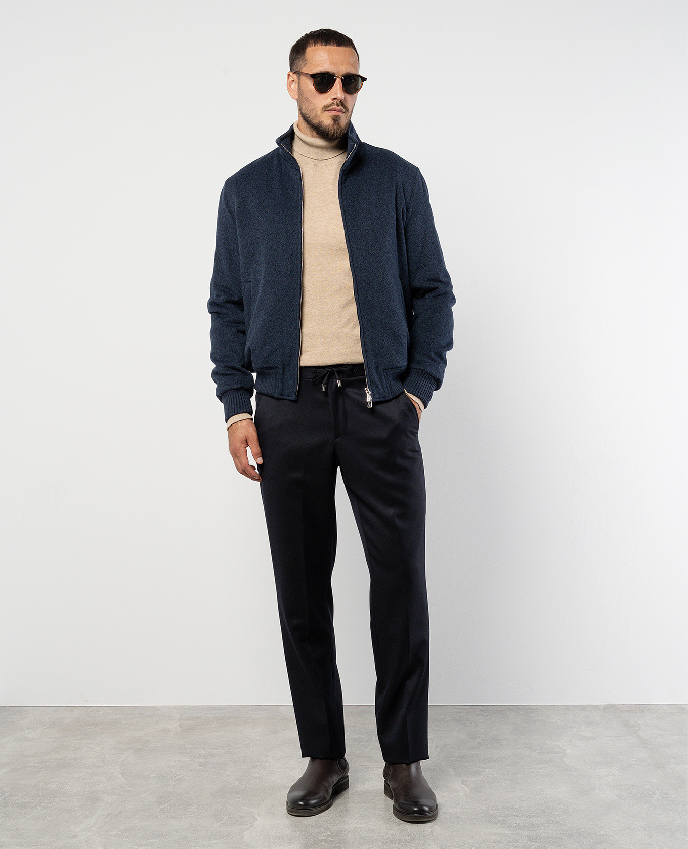 

Blue pants made of wool Enrico Mandelli