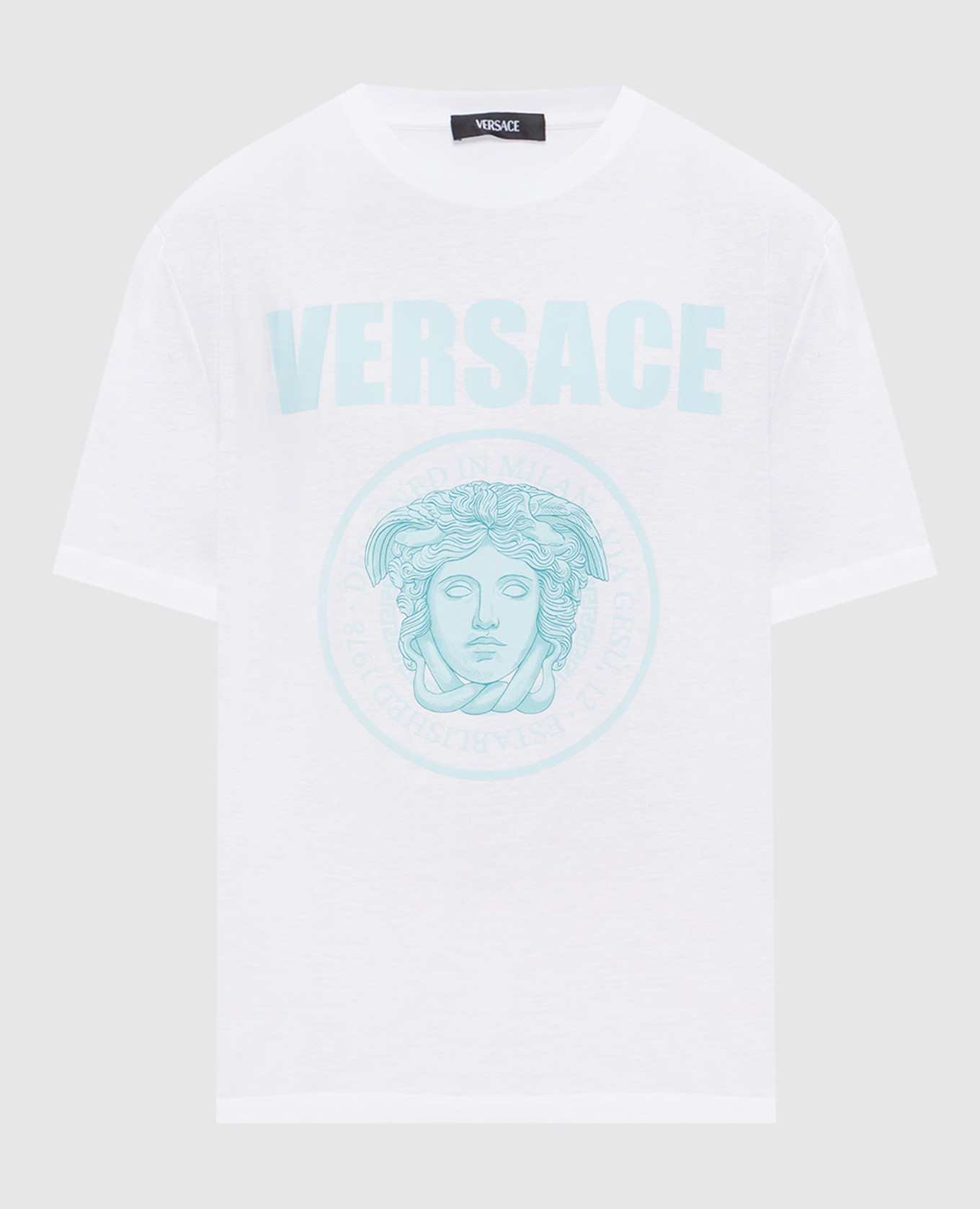 Medusa Rock White T-Shirt Versace