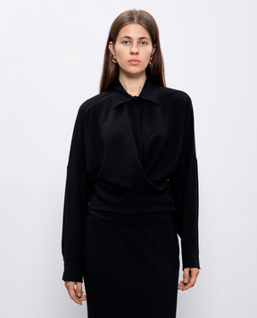 Philosophy di Lorenzo Serafini Black blouse A02105719