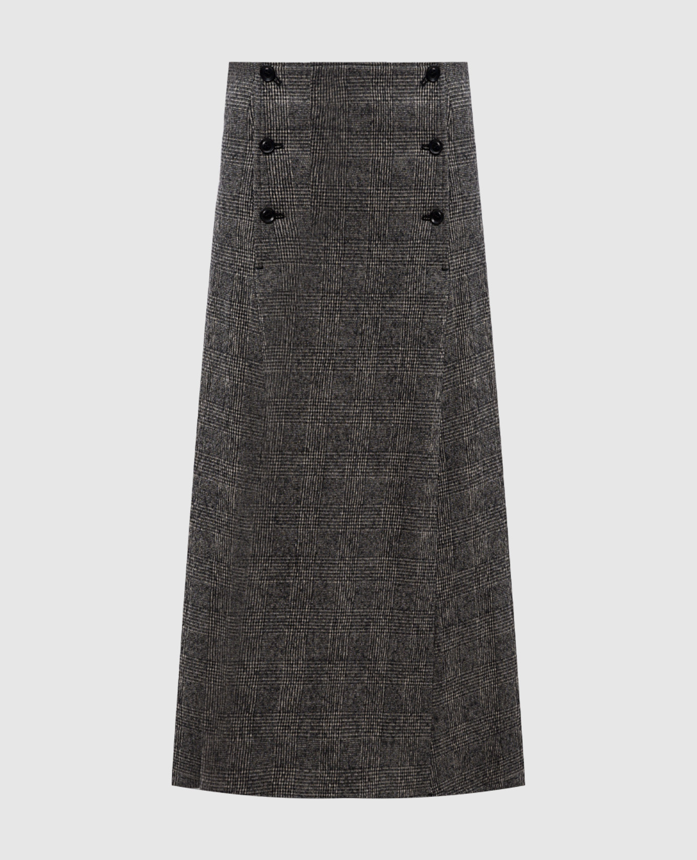 

Gray skirt with wool in a pattern Y`S Yamamoto, Серый