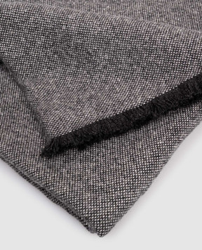 Brunello Cucinelli Gray stole with cashmere and wool with lurex MSCDARW30