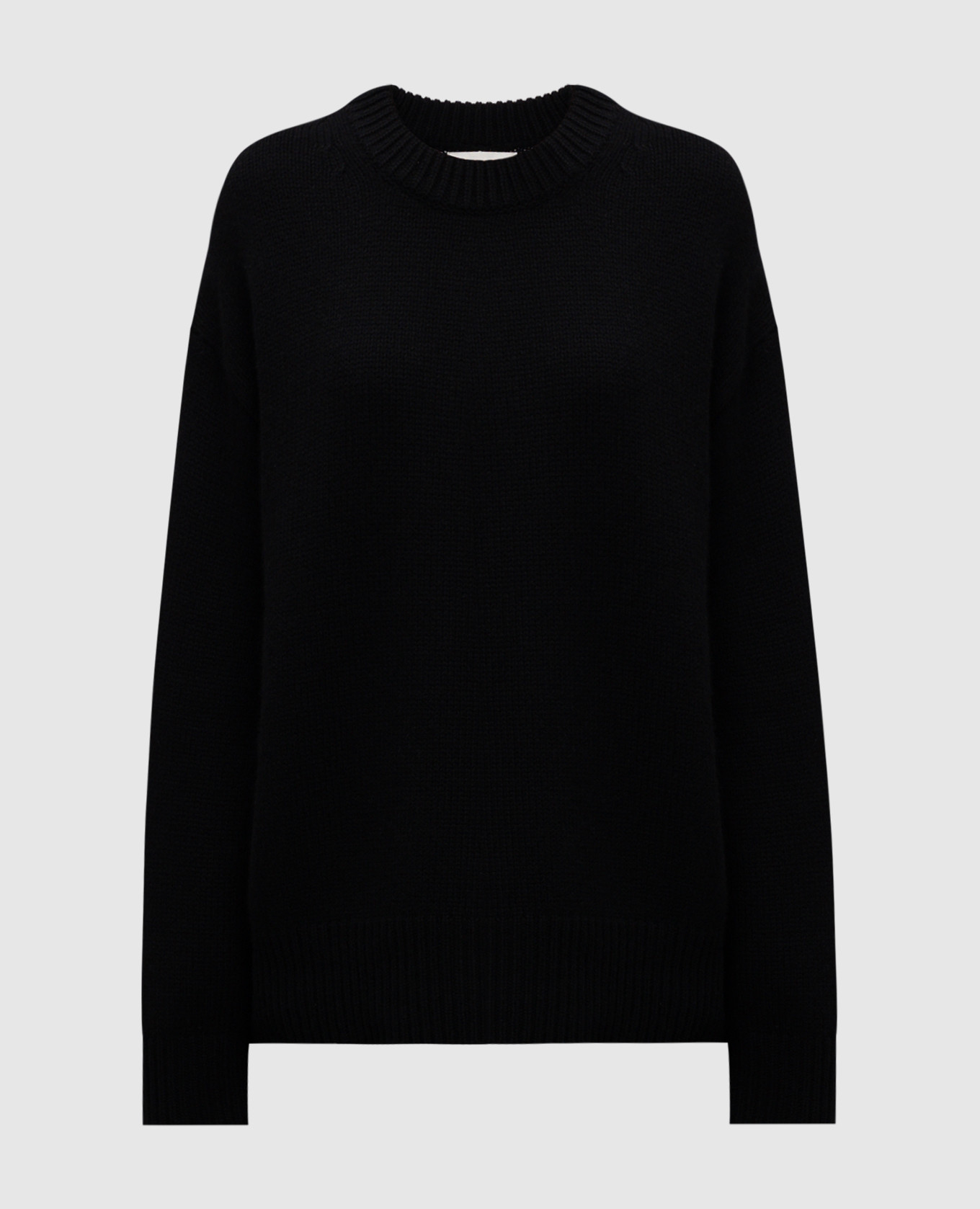 

Renske black cashmere sweater LISA YANG