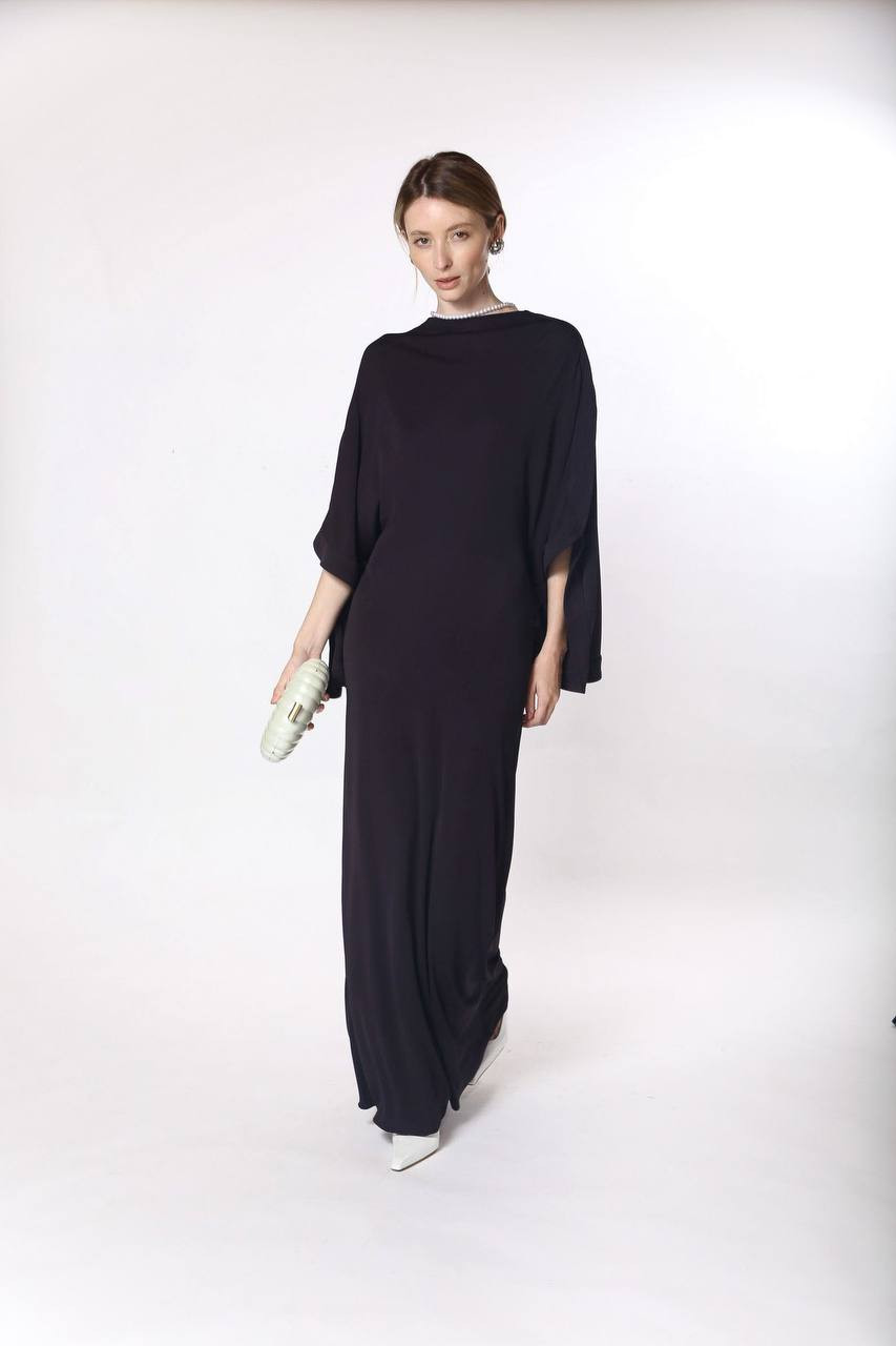 Catius black dress with open back 16Arlington 5