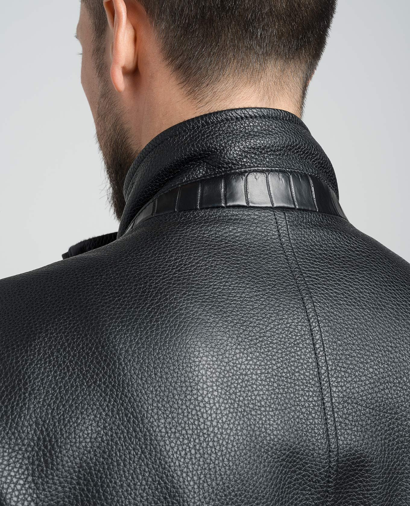 

Black leather jacket Cashmere&Whiskey