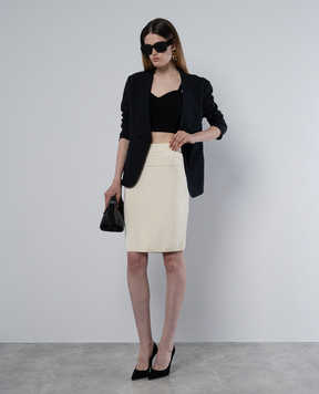 Tom Ford Beige skirt with logo GCK163YAX618