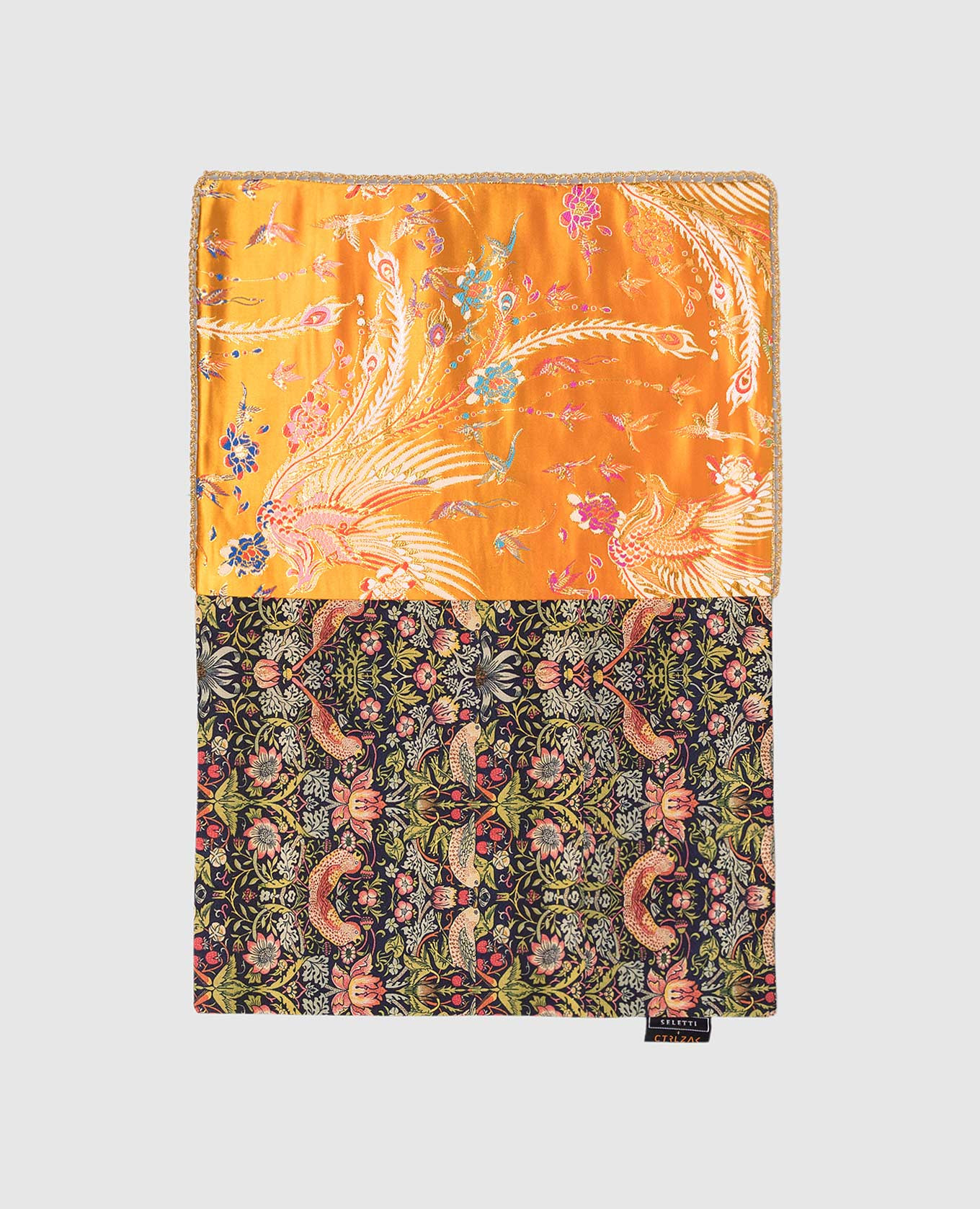 Serving napkin with embroidery SELETTI