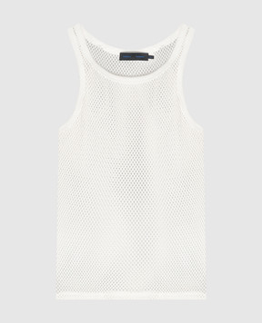PROENZA SCHOULER White openwork top Kiki R2424009JY105