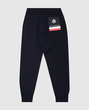 Moncler ENFANT Children's blue joggers with logo J29548H00008899PS1214