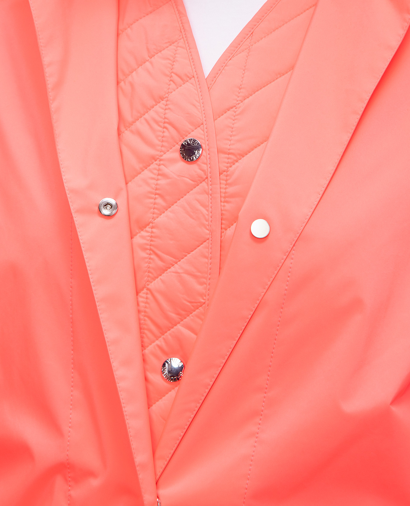 Pink double-layered raincoat Yves Salomon Army 5