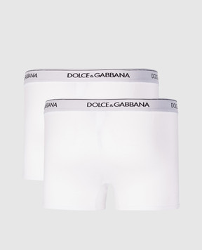 Dolce&Gabbana Set of white boxer briefs with logo M9C07JONN95