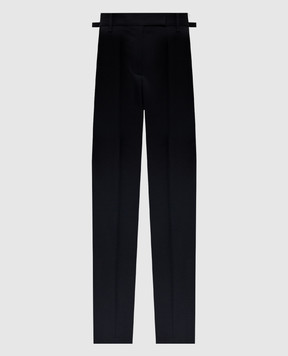 PROENZA SCHOULER Black Teddy pants made of wool R2446001AW149