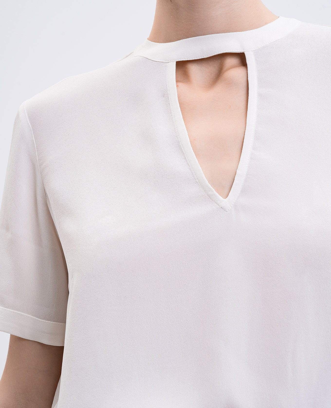 White top with logo Twinset 5