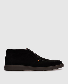 Santoni Black suede deserts MGDG17823SMOBGEX