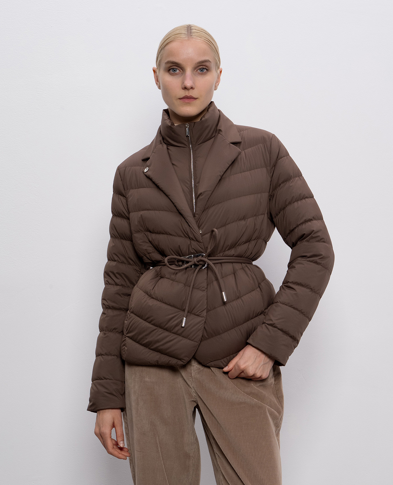 

Brown down jacket FAENZA MooRER