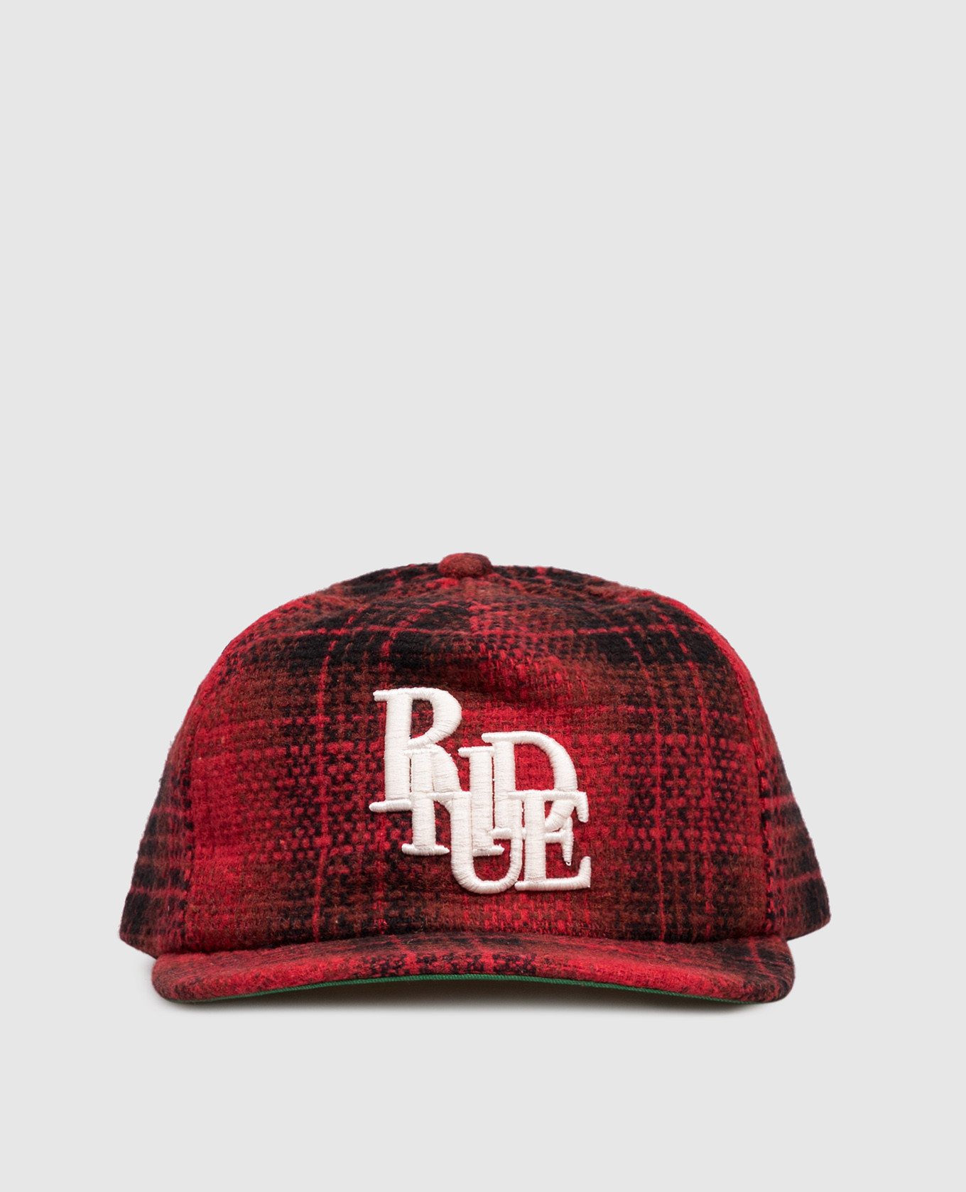 

Red checkered cap with Scramble logo Rhude