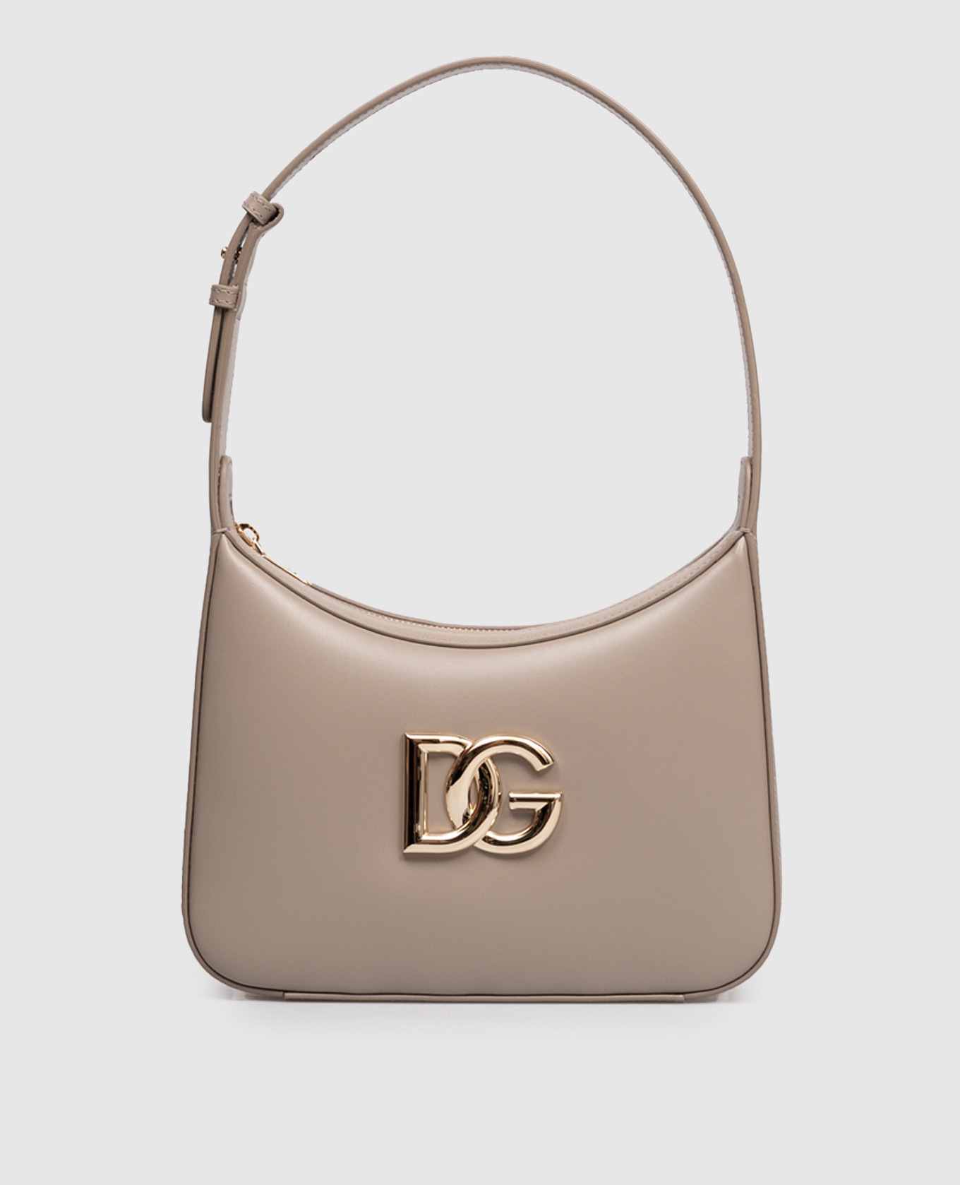 

Beige leather hobo bag 3.5 Dolce&Gabbana