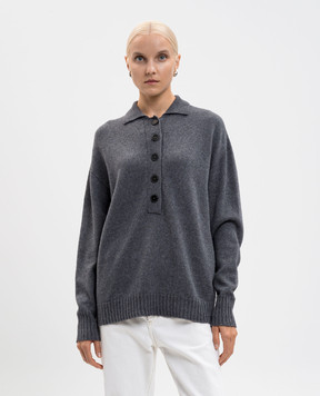Twinset Gray sweater with wool 252TF3021