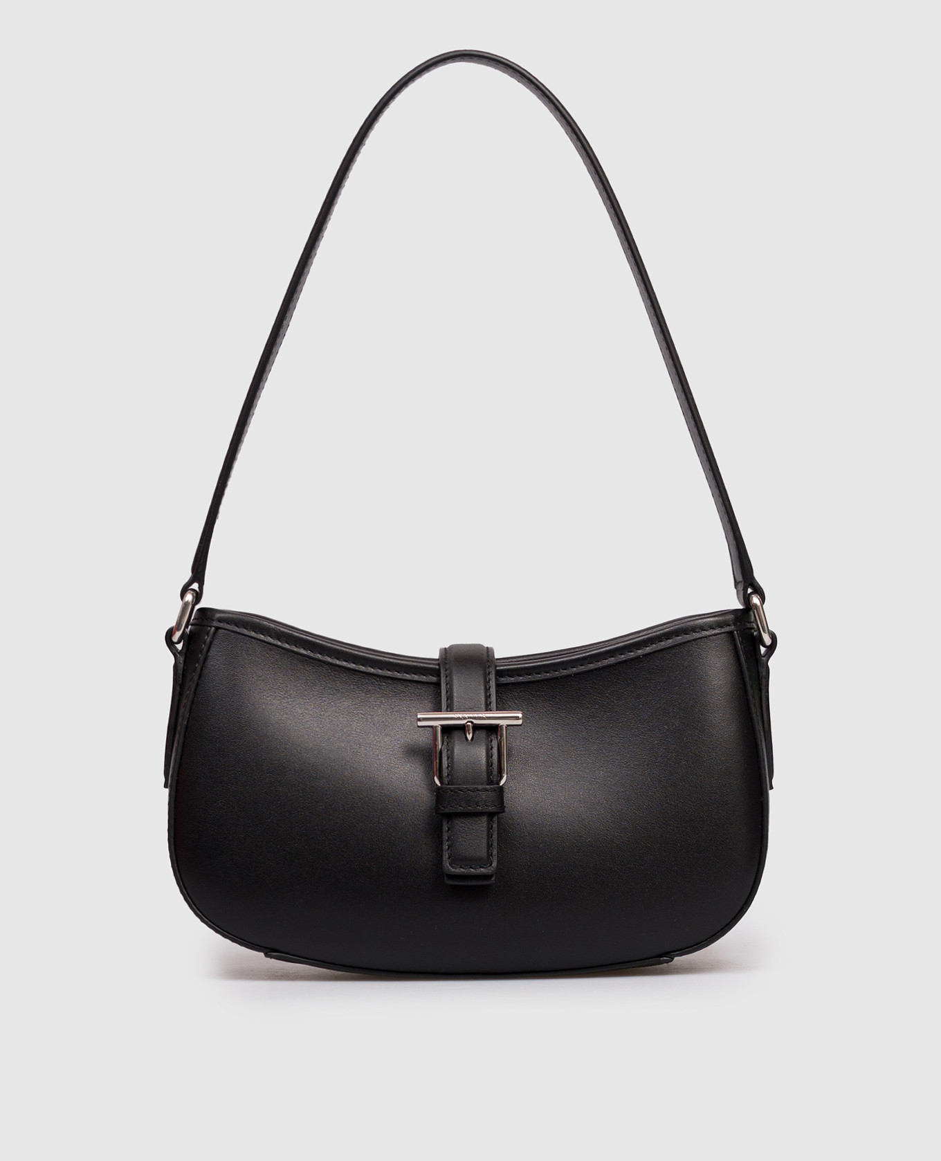 

Black leather T-Bar hobo bag Alexander McQueen