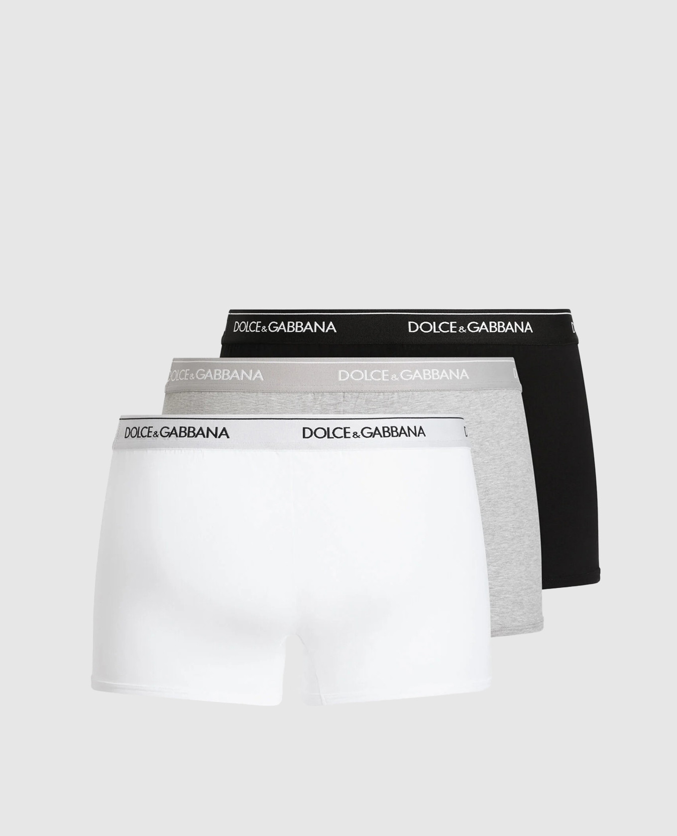 

Set of boxer briefs with logo Dolce&Gabbana, White