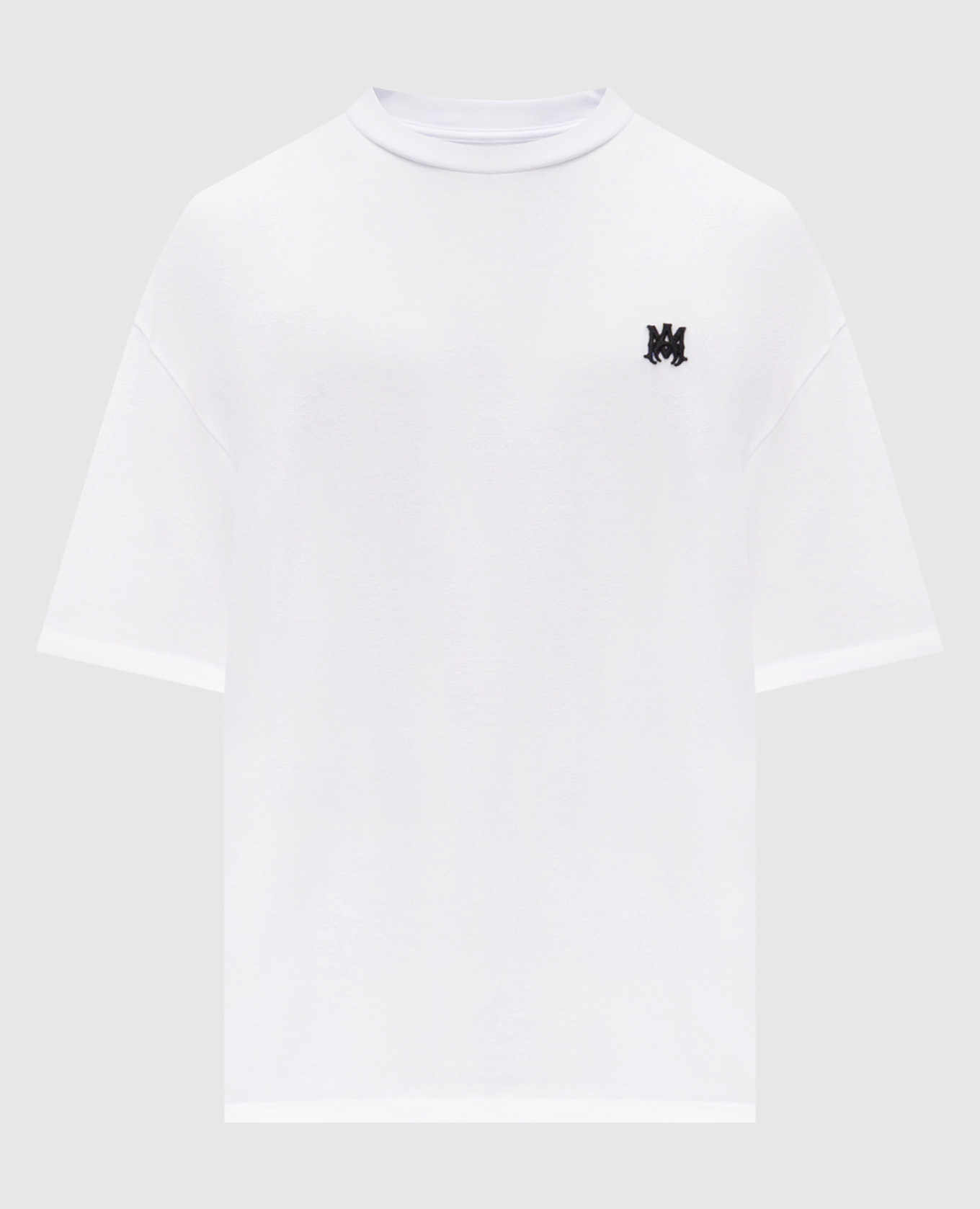 White T-shirt with monogram patch AMIRI