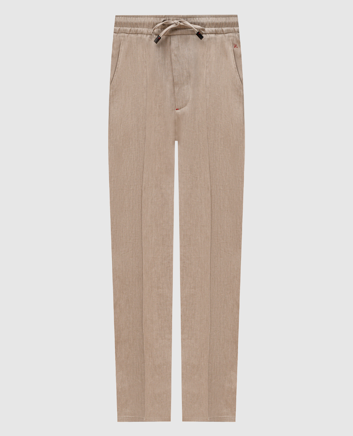 

Beige linen pants ISAIA