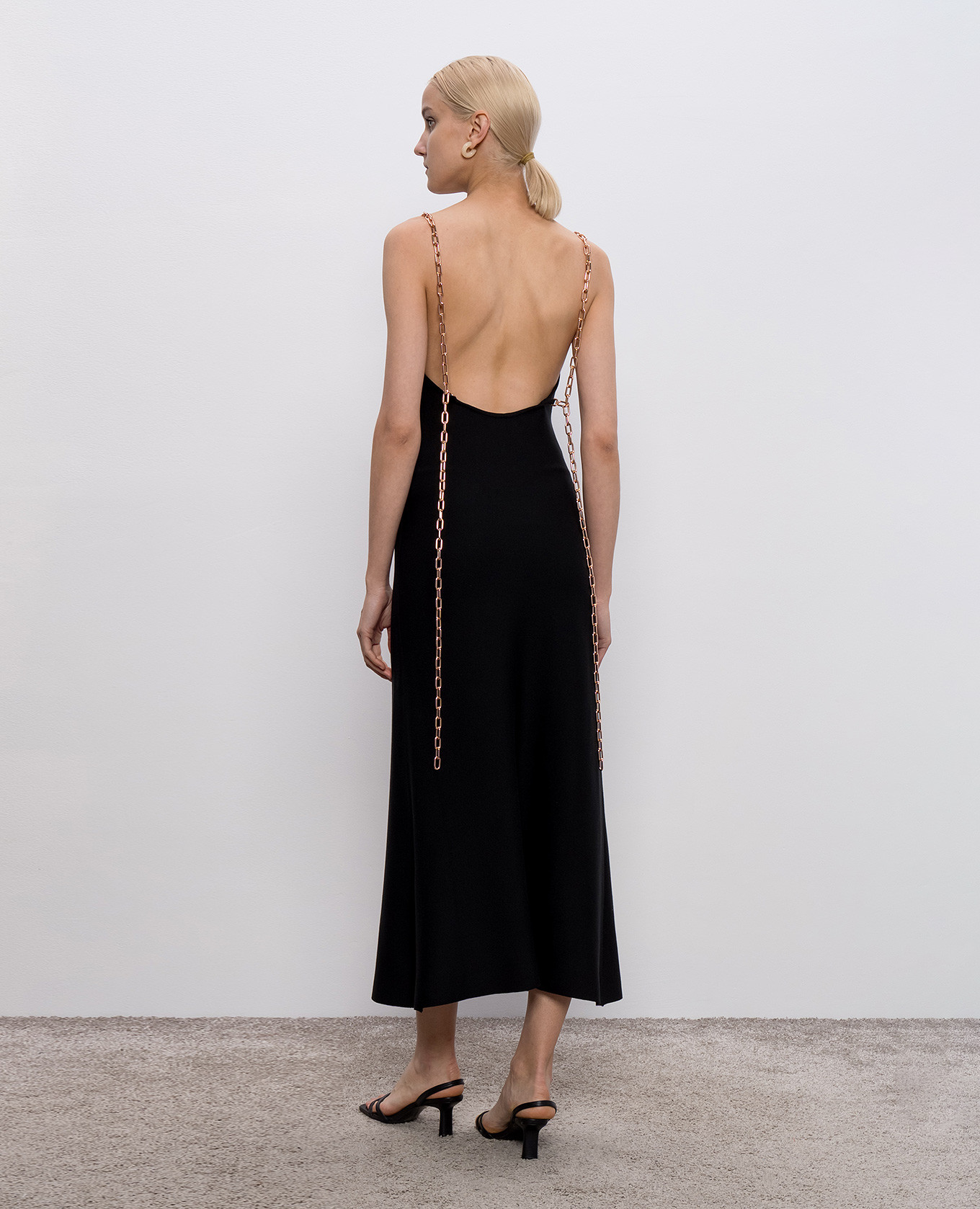 

Adeona black silk dress Gabriela Hearst