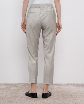 Peserico Gray pants with wool A0457206461