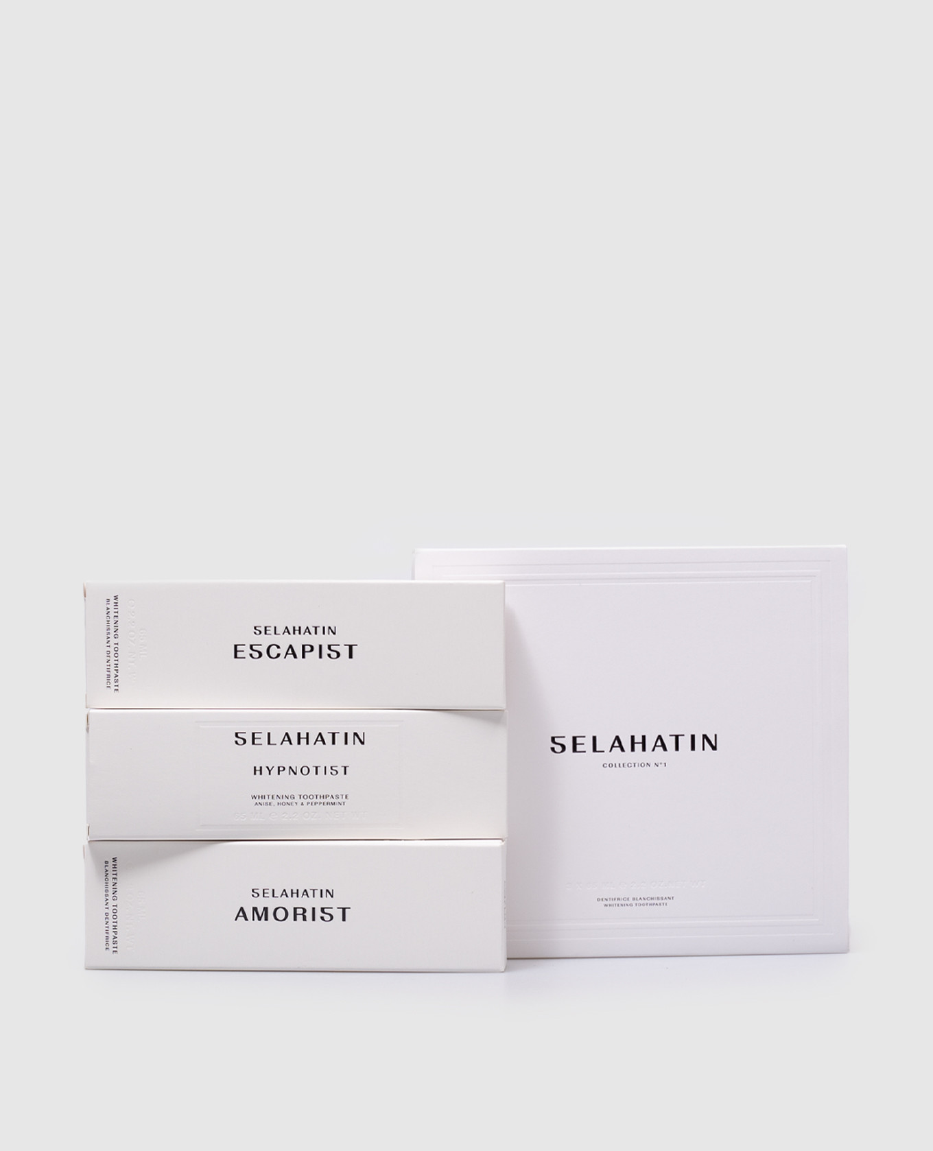 

Toothpaste set No. 1 3x65ml Selahatin, White
