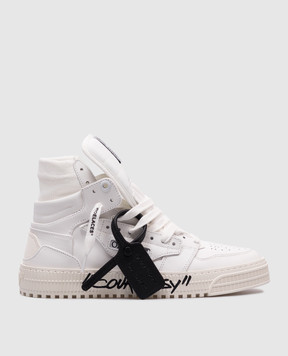 Off-White White leather high-tops 3.0 COURT COURTESY OMIA065C99LEA007