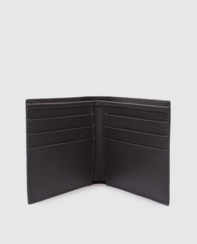 Dolce&Gabbana Gray leather wallet with logo BP1321AG219