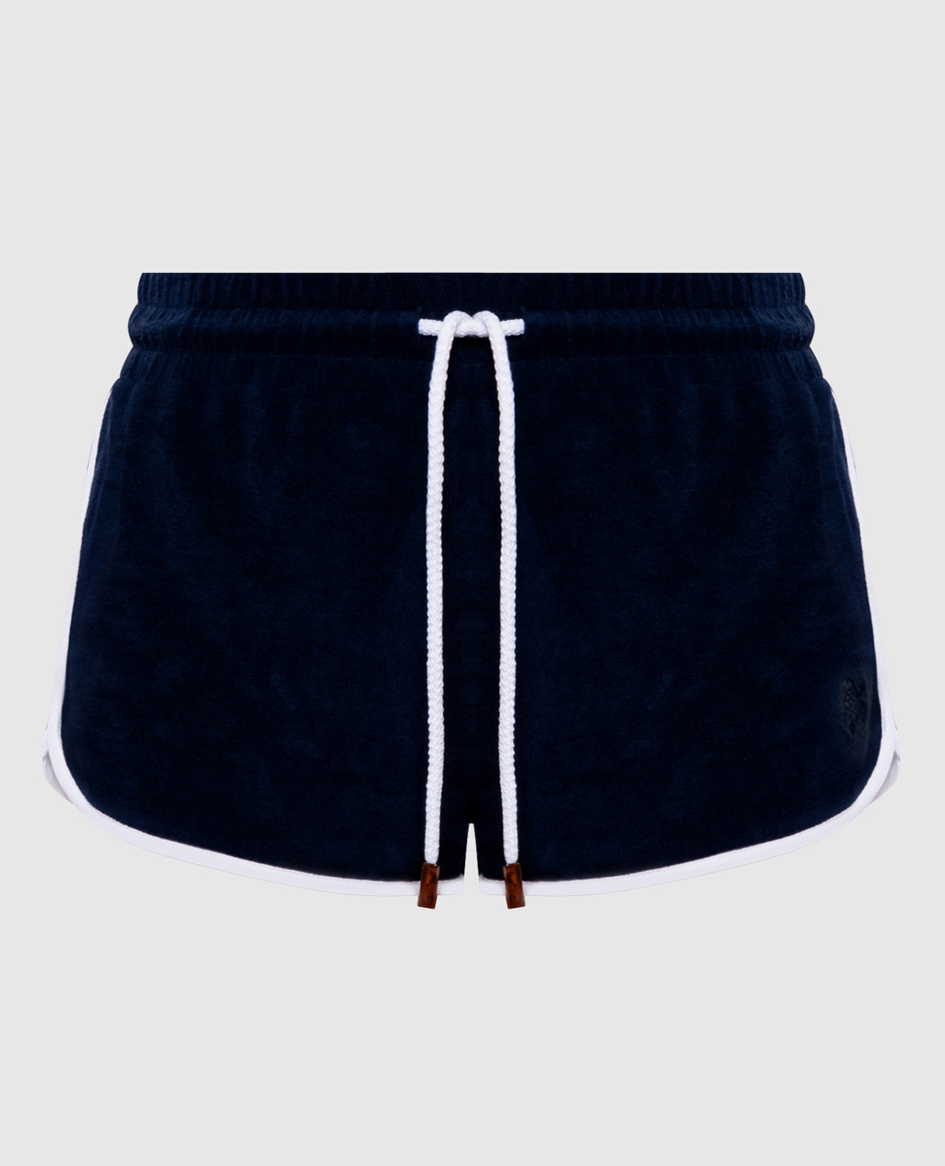 

Blue terry shorts with monogram logo Vilebrequin