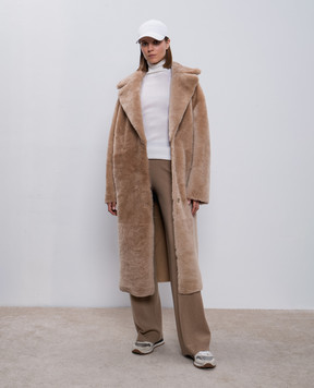 Rindi Beige two-sided sheepskin coat 305SH024