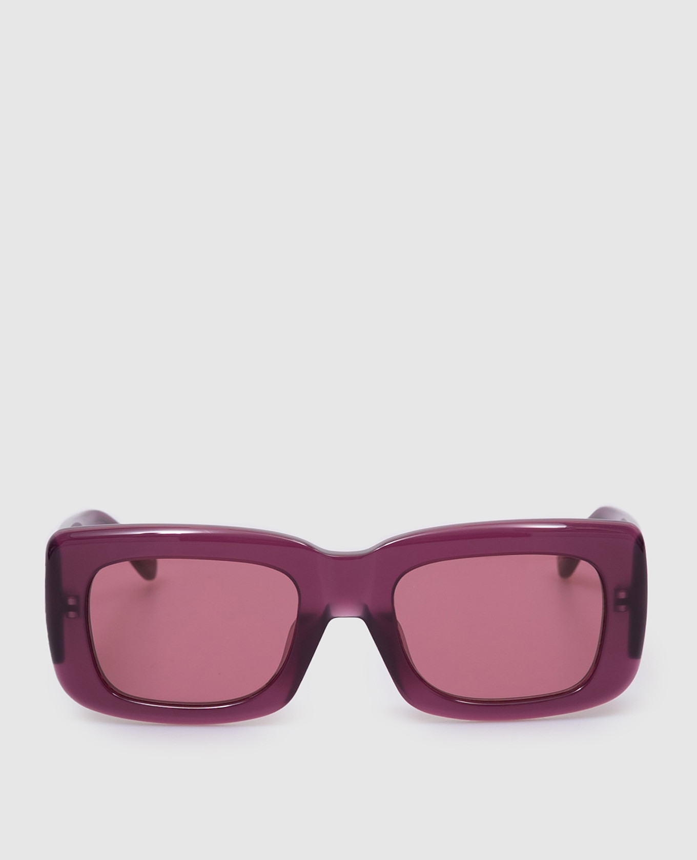 

Marfa burgundy sunglasses The Attico by Linda Farrow