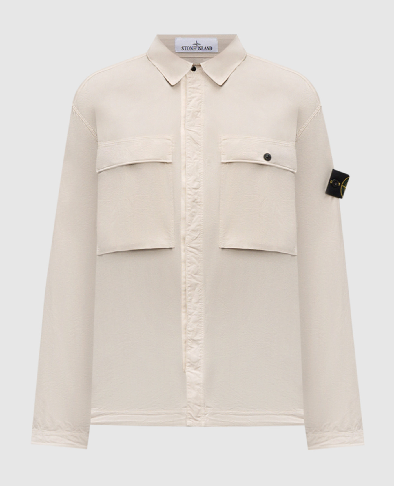 

Beige shirt with logo Stone Island