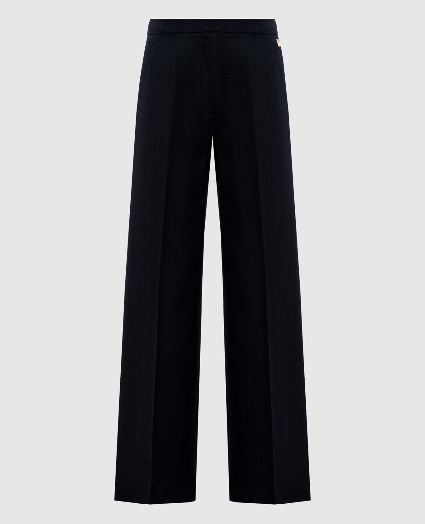 

Black logo silk and cashmere trousers COLOMBO