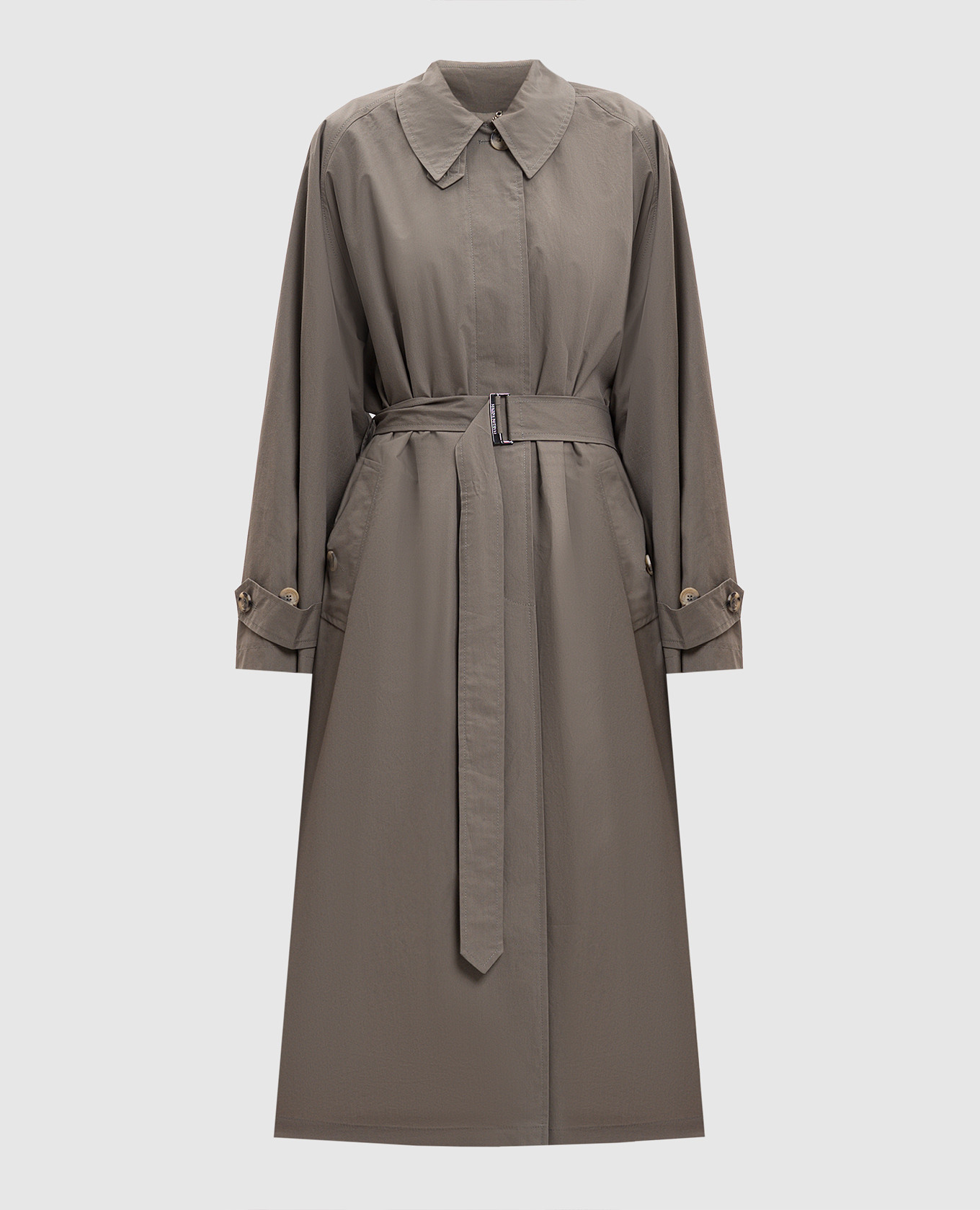 

Gray trench coat with removable hood Magda Butrym, Grey