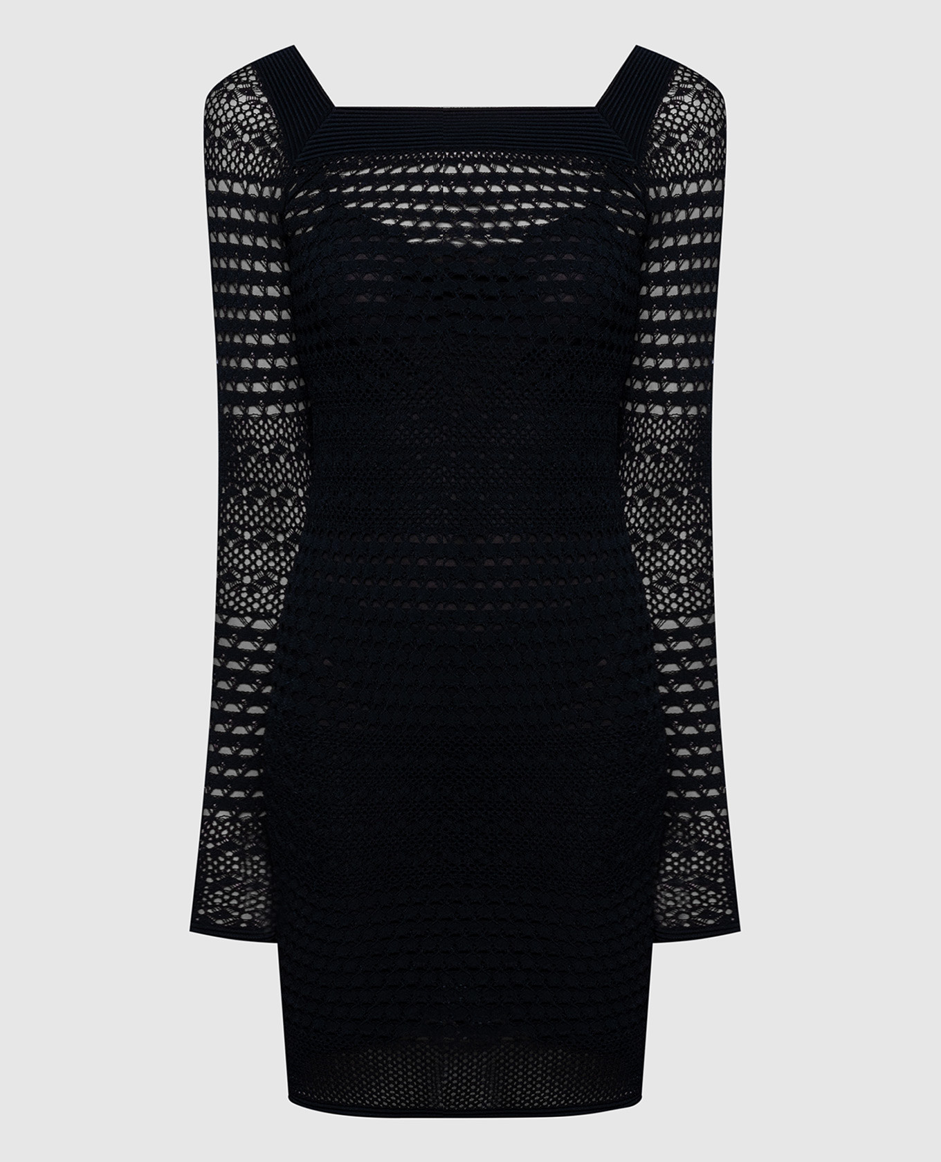 

Black openwork mini dress Tom Ford