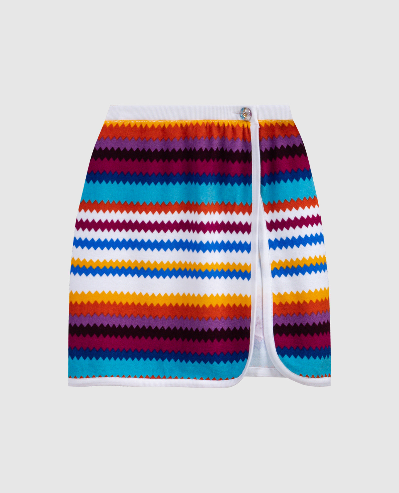 

Mini skirt in a geometric pattern Missoni, White