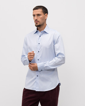 Brunello Cucinelli Blue striped shirt MY651S1889