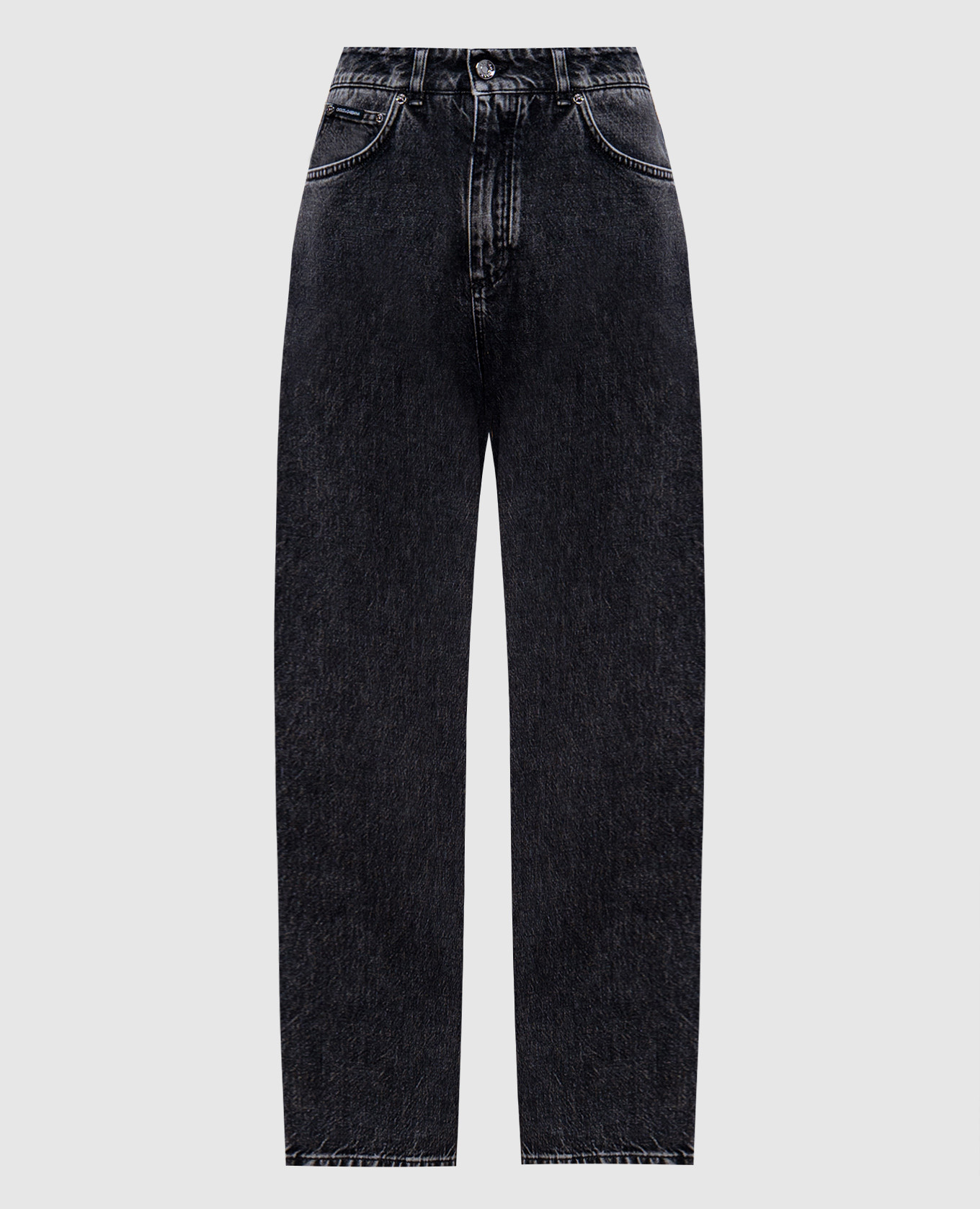 

Gray jeans with logo Dolce&Gabbana, Серый