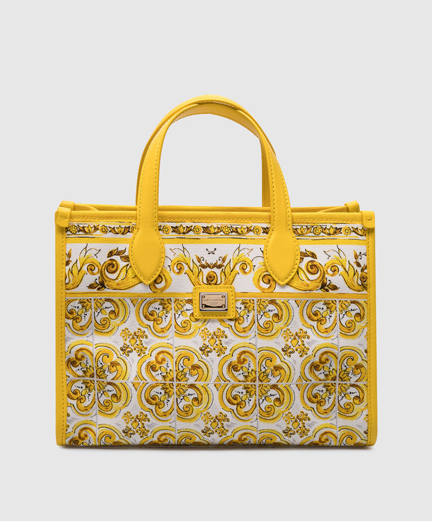 Mini Sicily handbag in Yellow for Girls | Dolce&Gabbana®